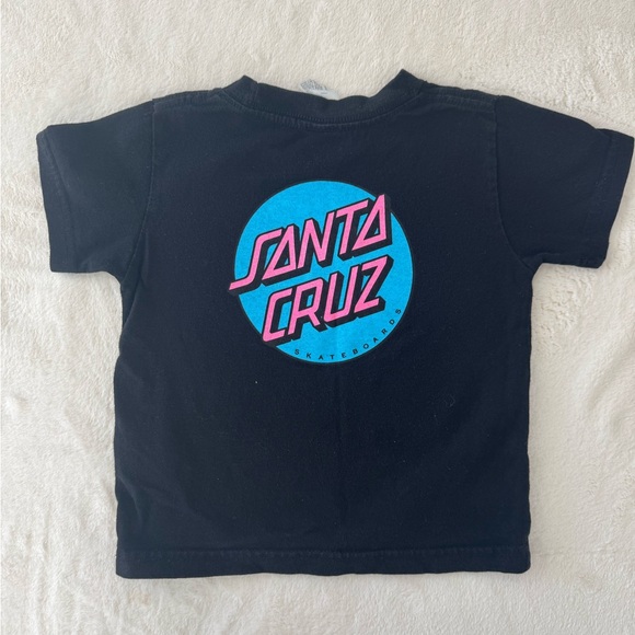 Santa Cruz Skateboards Toddler Black T-Shirt‎ 3T - Picture 2 of 4